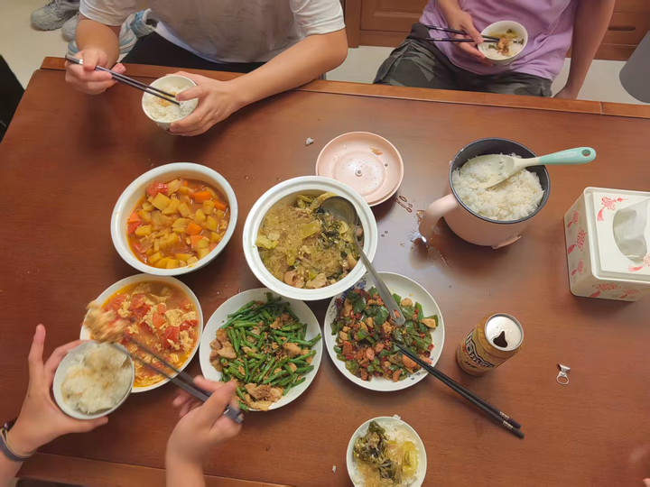 做饭给九个人吃成品
